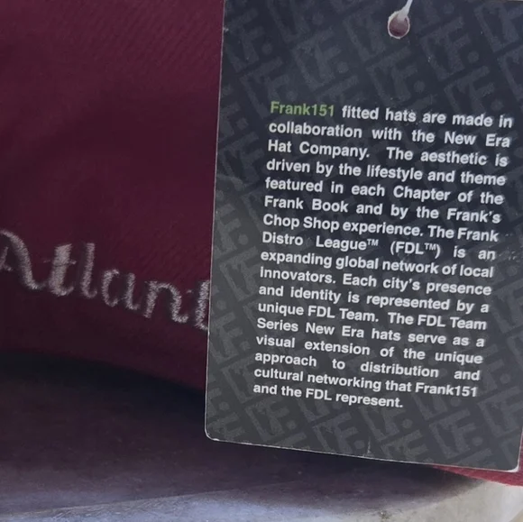 NWT Rare New Era Atlanta Backwoods Logo Fitted Baseball Hat - Picture 14 of 15